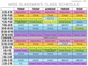 creative curriculum daily schedule infantstoddlers