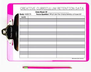 retention data sheets 